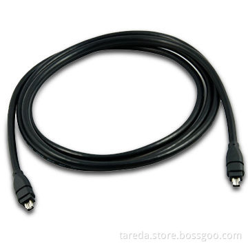 Firewire IEEE 1394 Cable with Nickle-plated Connector, OEM Orders are Welcome